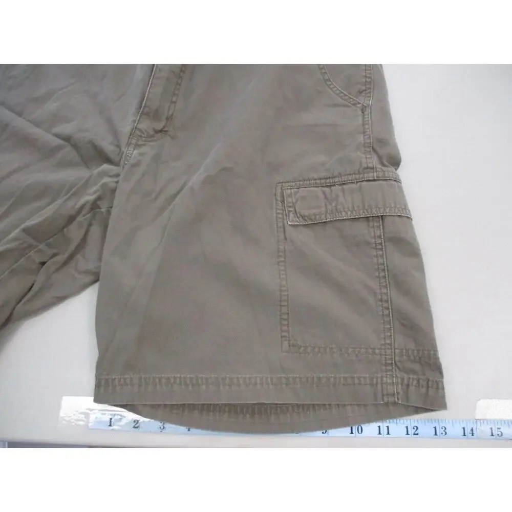 Woolrich Cargo Shorts Mens‎ 36x9 Green Kelp Cotton Vintage Utility Grunge